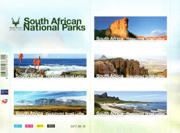 South Africa - 2017 National Parks Sheet (**) - Unused Stamps