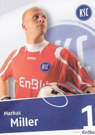 AK 214833 FOOTBALL / SOCCER / FUSSBALL - Karlsruher SC  - Markus Miller - Football