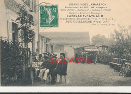 63 // PUY GUILLAUME   Grand Hotel Chartron  LARIVAUT RAYNAUD - Autres & Non Classés