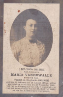 MARIA VANDEWALLE, JABBEKE 18941 - 1918 - Images Religieuses