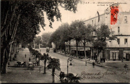 N°4244 W -cpa Draguignan -esplanade Au Fond La Préfecture- - Draguignan