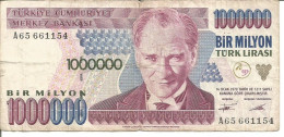 TURKEY 1.000.000 LIRA L-1970 (1996) - Türkei