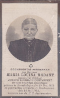 MARIA LOUISA REDANT, EREMBODEZGEM 1853 - DENDERLEEUW 1925 - Devotion Images