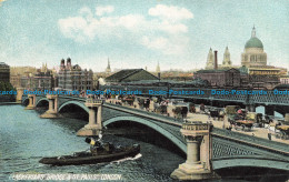 R630191 London. Blackfriars Bridge And St. Pauls. P. P - Autres & Non Classés