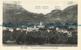 R630217 Gex. Vue Panoramique Et Col De La Faucille. L. Michaux - Monde