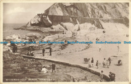 R630232 Ilfracombe. Wildersmouth Beach. Pelham Post Card. Real Photo Series - World