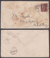 Great Britain 1871 Used Cover One Penny Red Queen Victoria, Birmingham To Ledbury - Covers & Documents