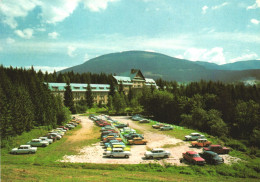 SPINDLERUV MLYN, KRKONOSE, MOUNTAIN, ARCHITECTURE, CARS, CZECH REPUBLIC, POSTCARD - Tchéquie