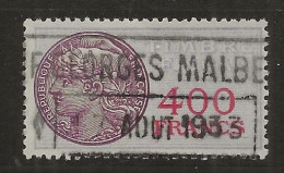 FISCAUX  FRANCE SERIE UNIFIEE N°50 400F Violet OBLITERE - Marche Da Bollo