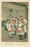 Radostné Velikonoce! (Happy Easter) 1948; Costumes - Trachten - Circulated. - Tchéquie