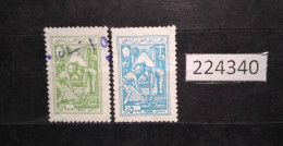 224340; Syria; Revenue Stamp 100, 500 Piastres; Damascus 1999; Higher Labor Committee ; Canceled - Syrie