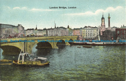 R630287 London. London Bridge. Postcard - Andere & Zonder Classificatie