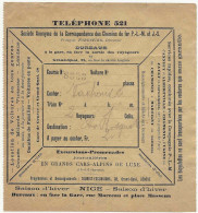 .GENEVE 1897-1905, Billet Pour Une Course En Voiture à Cheval En Ville. Au Verso Tarif Des Voitures 4 Places à Un Cheval - Autres & Non Classés