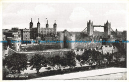 R630778 Tower Of London. Valentine. Silveresque - Other & Unclassified