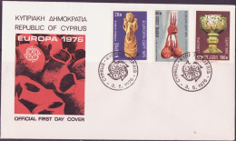 Europa CEPT 1976 Chypre - Cyprus - Zypern FDC1 Y&T N°429 à 431 - Michel N°435 à 437 - 1976