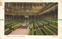 R630371 London. House Of Commons. Postcard - Andere & Zonder Classificatie