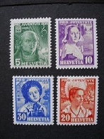 Suisse 1936 - Folklore / H.G.Naegeli - MNH** - Unused Stamps