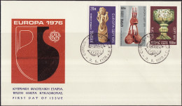 Chypre - Cyprus - Zypern FDC2 1976 Y&T N°429 à 431 - Michel N°435 à 437 - EUROPA - Storia Postale