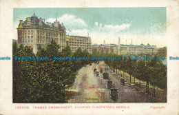 R630381 London. Thames Embankment. Showing Cleopatra Needle - Andere & Zonder Classificatie