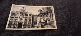 CARTOLINA VENEZIA- I CAVALLI DI BRONZO- VIAGGIATA 1940- FORMATO PICCOLO - Venezia (Venedig)