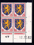 FRANCE - Coin Daté Armoiries Y&T 1354 - 1960-1969