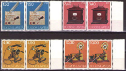 Yugoslavia 1978 - Art, Post Office Museum Exhibitists - Mi 1716-1719 - MNH**VF - Ungebraucht