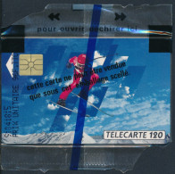 Télécartes France - Publiques N° Phonecote F151B - JO D'Hiver Albertville SKIEUR 2 (120U - GEM NSB) - 1991