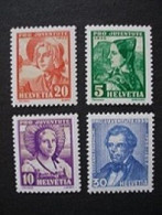 Suisse 1935 - Folklore / Stefano Franscini - MNH** - Unused Stamps