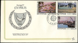 Europa CEPT 1977 Chypre - Cyprus - Zypern FDC1 Y&T N°459 à 461 - Michel N°464 à 466 - 1977