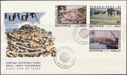 Chypre - Cyprus - Zypern FDC3 1977 Y&T N°459 à 461 - Michel N°464 à 466 - EUROPA - Storia Postale