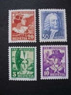 Suisse 1934 - Folklore / Albrecht Von Haller - MNH** - Neufs