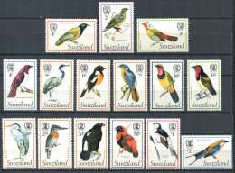 101 SWAZILAND 1976 - Yvert 233/47 - Oiseau - Neuf **(MNH) Sans Charniere - Swaziland (1968-...)