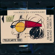 Télécartes France - Publiques N° Phonecote F153 - Centenaire De ROLAND GARROS (120U - SO3 NSB) - 1991