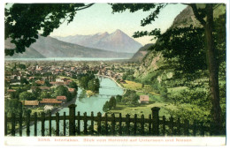 Interlaken, Blick Vom Hohbühl Aud Unterseen Und Niesen, Switzerland - Interlaken