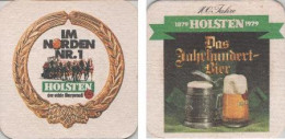 5001344 Bierdeckel Quadratisch - Holsten - 100 Jahre Jahrhundertbier - Beer Mats