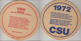 5003645 Bierdeckel Rund - Parteien - CSU 1972 - Beer Mats