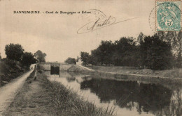 N°4258 W -cpa Dannemoise -canal De Bourgogne Et écluse- - Autres & Non Classés