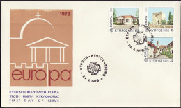 Europa CEPT 1978 Chypre - Zypern - Cyprus FDC3 Y&T N°479 à 481 - Michel N°484 à 486 - 1978