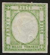 Naples      .  Yvert    .   10 (2 Scans)    .   1861 .     *      .   Mint-hinged - Napoli