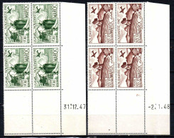 Maroc - 1948 - Œuvres De Solidarité  - Coins Datés PA 65/66  - Neufs ** - MNH - Airmail