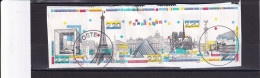 FRANCE OBLITERES : 1989 Sur Fragment Y/T N° 2579 2580 2581 2582 2583 En Bande - Used Stamps