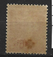 FRANCE N° 145 5C S 10C ROUGE AU PROFIT DE LA CROIX ROUGE SEMEUSE CAMEE SURCHARGE TRANSPARENTE NEUF SANS CHARNIERE - Unused Stamps