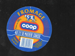 Fromage Coop Fabriqué En Anjou , Couvercle - Formaggio