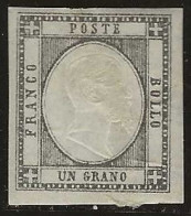 Naples      .  Yvert    .   12 (2 Scans)    .   1861 .     *      .   Mint-hinged - Naples
