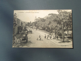Cpa BATNA Le Square Et Rue Gambetta, Commande Cigarettes à La Société JOB, à ALGER. 1925 - Batna