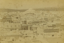 Tunisie Tunis Sidi Mahrez Mosquee Ancienne Carte Cabinet Photo Garrigues 1880 - Old (before 1900)