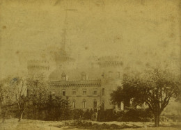Allemagne Bad Cleve Chateau Moyland Schloss Ancienne Carte Cabinet Photo Lachenwitz 1880 - Old (before 1900)