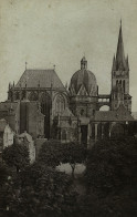 Allemagne Dresde Dom Cathedrale Ancienne Carte Cabinet Photo Römmler & Jonas 1880 - Old (before 1900)