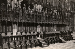 Angleterre Abbaye De Westminster Chapelle De Henri VII Ancienne Carte Cabinet Photo Römmler & Jonas 1890 - Old (before 1900)