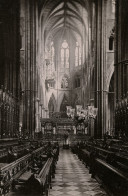 Angleterre Abbaye De Westminster Le Choeur  Vue Est Ancienne Carte Cabinet Photo Römmler & Jonas 1890 - Old (before 1900)